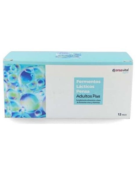 Fermentos Lacticos Adultos Plus 12 Viales de Pensa