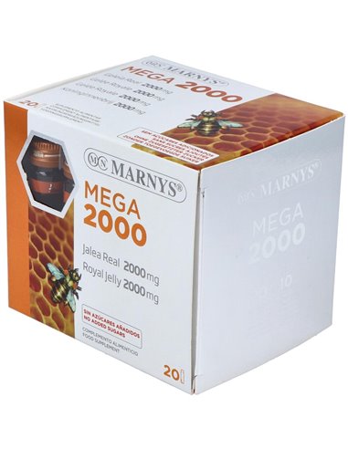 Jalea Real Mega 2000Mg 20Viales de Marnys
