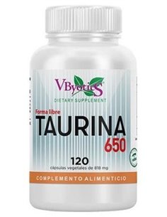 Taurina 650 120Vcaps. de Vbyotics