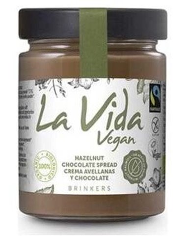Crema De Chocolate Y Avellana 600Gr. Bio Vegan de La Vida Vegan