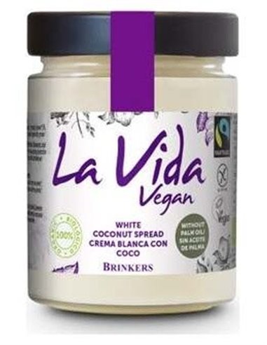 Crema Blanca Con Coco 270Gr. Bio Sg Vegan de La Vida Vegan