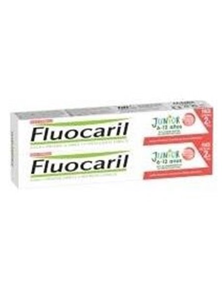 Fluocaril Junior Gel Duplo Frutos Rojos  2X75Ml. de Fluocaril