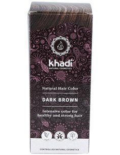 Tinte Herbal Color Castaño Oscuro 100Gr. de Khadi