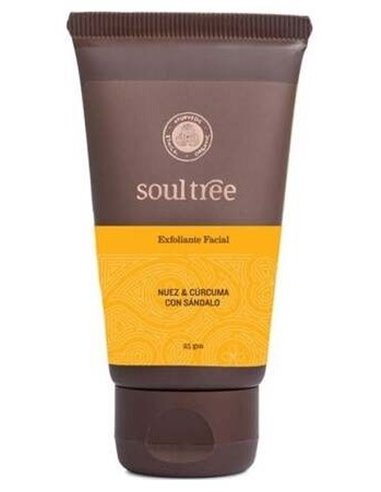Exfoliante Facial Nuez, Curcuma Y Sandalo 100Gr. de Soultree