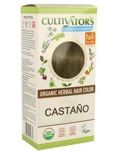 Castaño Tinte Organico 100Gr. Ecocert de Cultivators