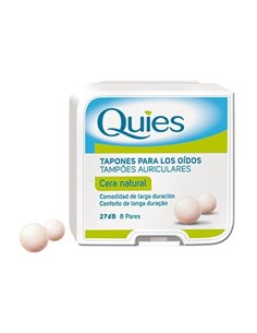 Tapones Para Los Oidos Cera Natural 16Ud. Quies de Quies 2