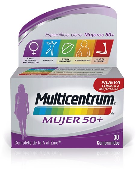 Multicentrum Mujer Select 50+ 30Comp. de Multicentrum