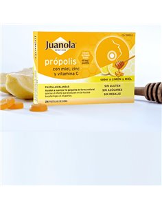 Juanola Pastillas Propolis Miel-Zinc-Vit. C 24Ud. de Juanola 2