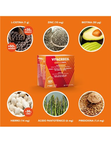 Vitacrecil Complex Forte 180 Caps de Vitacrecil