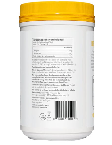 Vital Proteins Collagen Creamer Vainilla 300Gr. de Vital Proteins