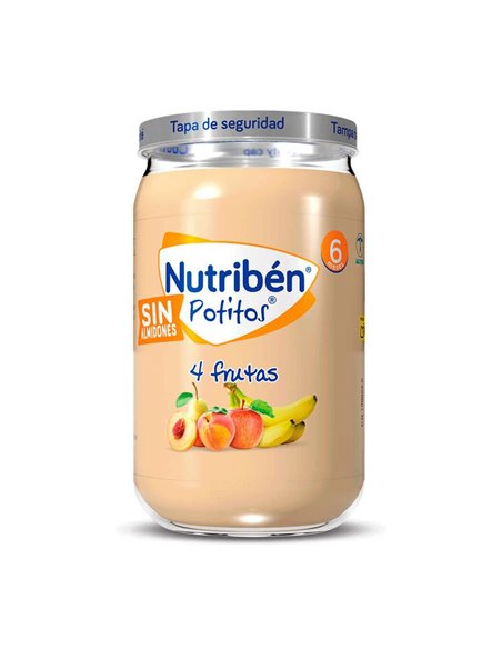 Nutriben Potito 4 Frutas 235Gr.+6M de Nutriben