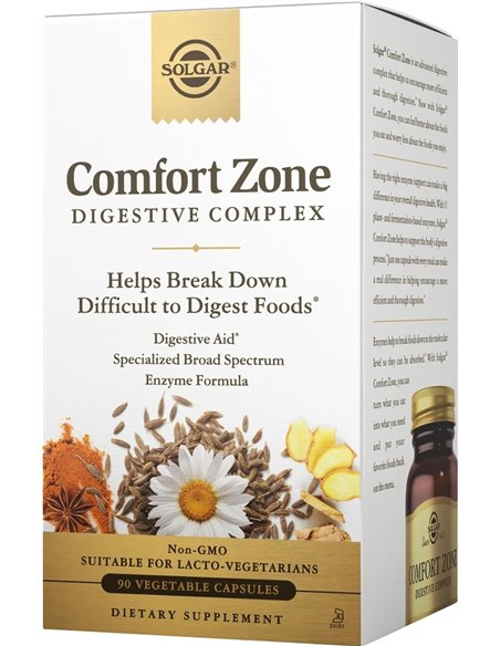Confort Zone Digestive Complex 90Cap.Veg. de Solgar