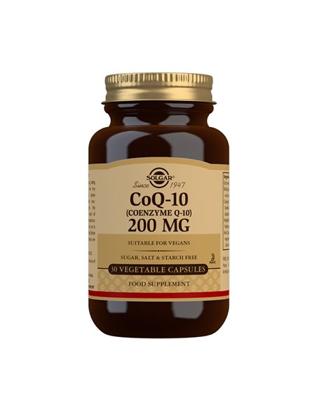 CoQ10 200 mg  30 cápsulas blandas  Solgar