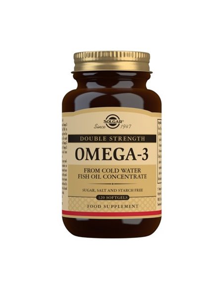 Omega 3 Doble Concentracion 120Cap. Blandas de Solgar