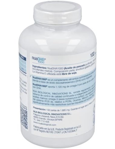 Nuadha 1000Mg. 132Perlas de Nua