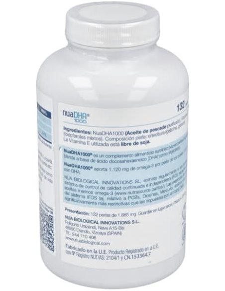 Nuadha 1000Mg. 132Perlas de Nua