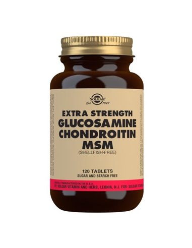 Glucosamina Condroitina Msm Extra Strength 120Comp de Solgar