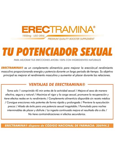 Erectramina 1950mg 16 comprimidos MSR Lab