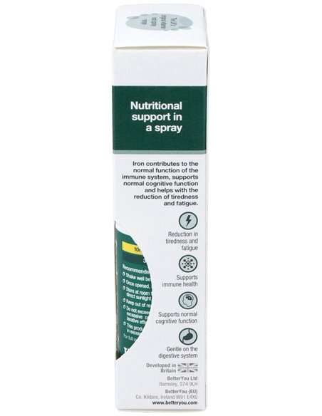 Iron 10 Hierro Spray Oral 25Ml. de Better You