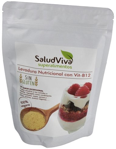 Levadura Nutricional Con Vitamina B12 125Gr. Vegan de Salud Viva