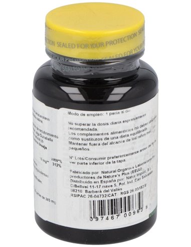 Natural Betacaroteno 90Perlas de Natures Plus