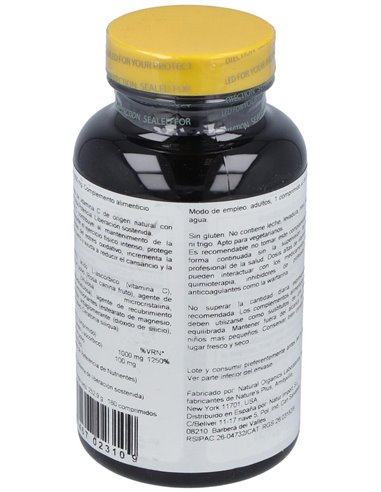 Vit. C 1000Mg.Con Escaramujo 180Comp. de Natures Plus