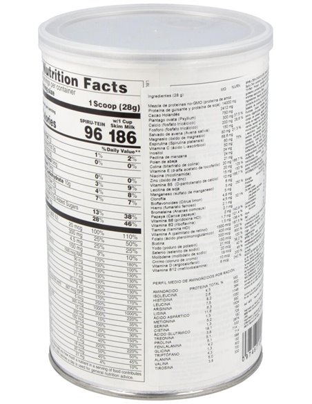 Spiru-Tein Chocolate 476Gr. de Natures Plus