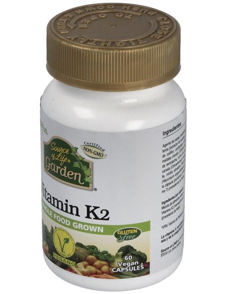 Garden Source Of Life Vitamina K2 60Cap. de Natures Plus