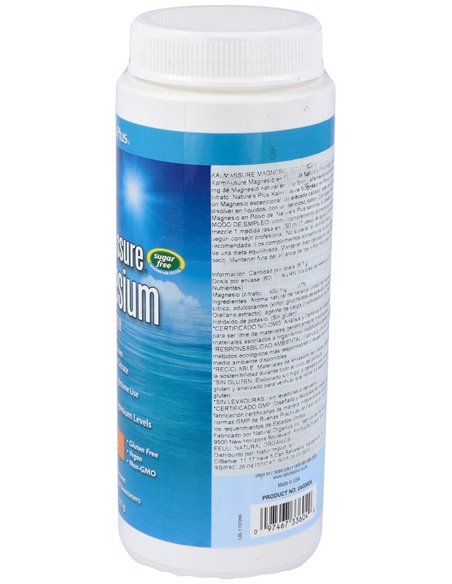 Magnesio Polvo 522Gr. de Natures Plus