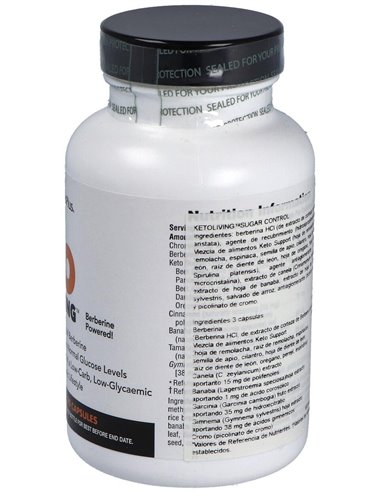 Keto Living Sugar Control 90Cap. de Natures Plus