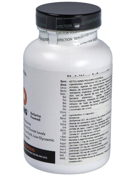 Keto Living Sugar Control 90Cap. de Natures Plus