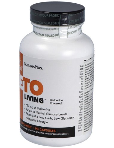 Keto Living Sugar Control 90Cap. de Natures Plus
