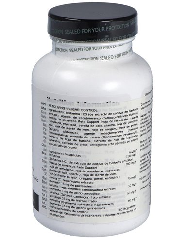 Keto Living Sugar Control 90Cap. de Natures Plus