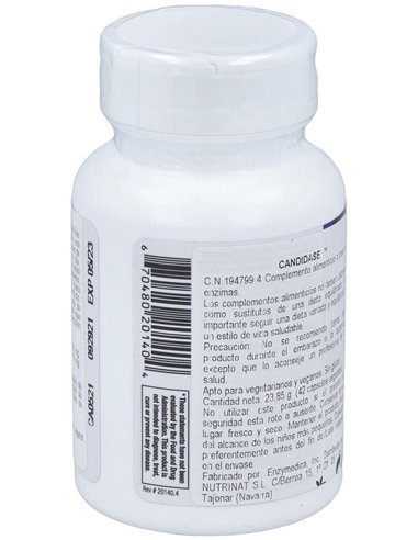 Candidase 42Cap.Veg. de Enzymedica