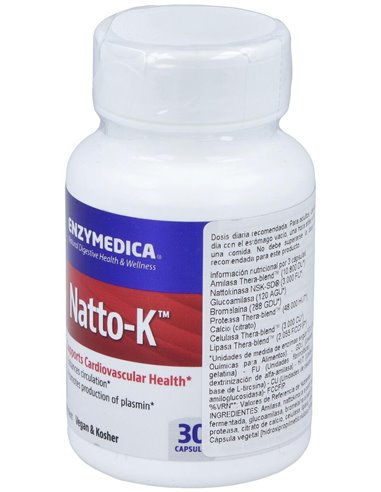Natto-K 30Cap.Veg. de Enzymedica