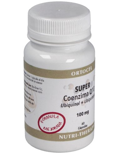 Super Q10 100Mg. 60Cap. de Ortocel Nutri-Therapy