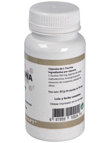 Taurina 500Mg. 90Cap. de Ortocel Nutri-Therapy