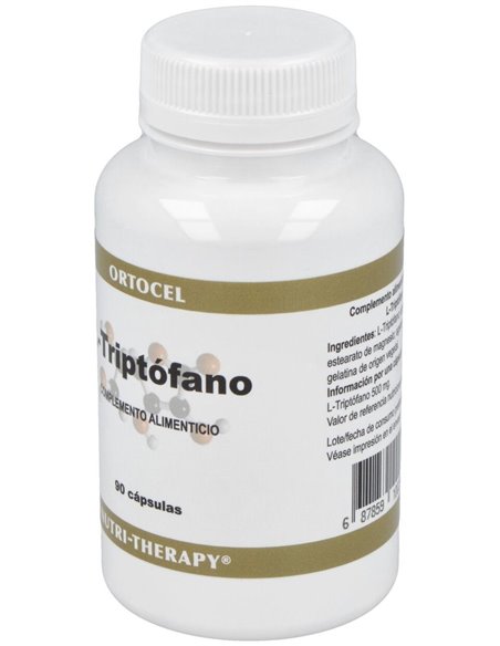 Triptofano 500Mg. 90Cap. de Ortocel Nutri-Therapy
