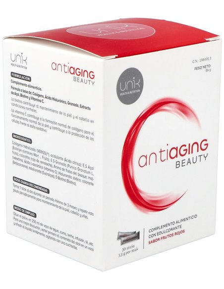 Unik Antiaging Beauty 30Sticks de Unik