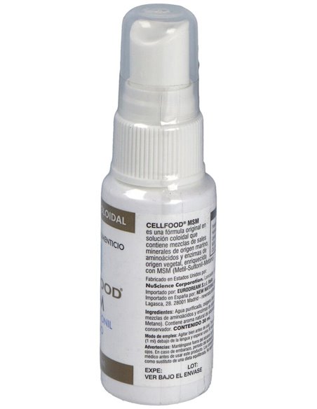 Cell Food Msm Spray 30Ml. de Cellfood