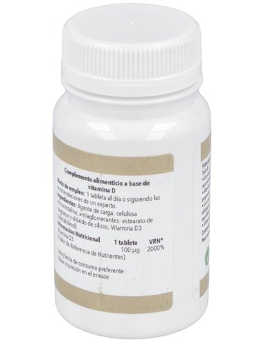 Vitamina D 4000Ui 100Comp. de Ortocel Nutri-Therapy