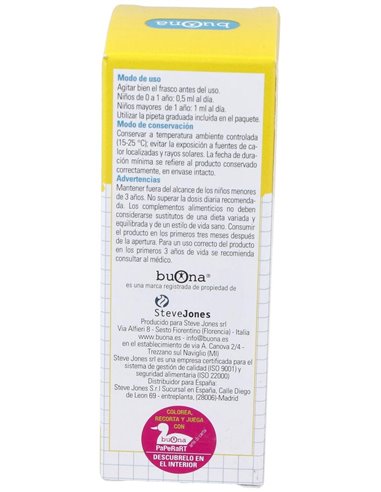 Buonavit Baby Polivitaminico Gotas 20Ml. de Buona