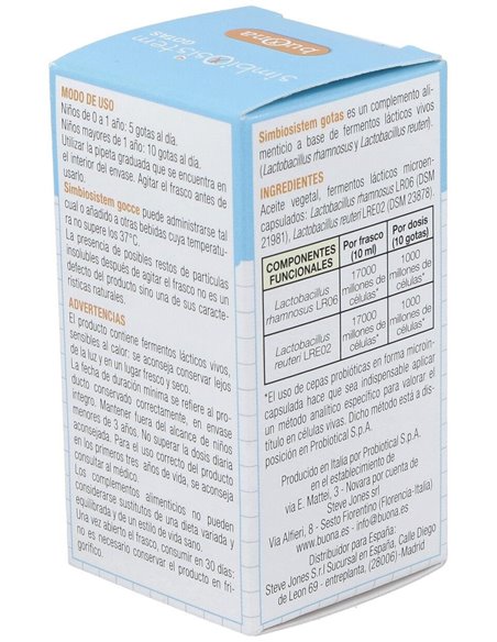 Simbiosistem Colicos Lactantes 10Ml. de Buona