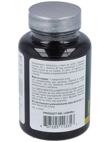 Ca/Mg/D3+K2 30Comp. de Natures Plus