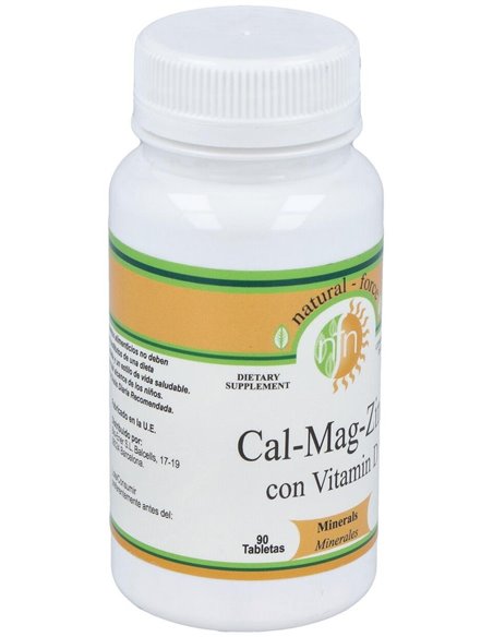 Cal Mag Zinc (Calcio-Magnesio-Zinc-Vit.D) 90Comp. de Nutri-Force