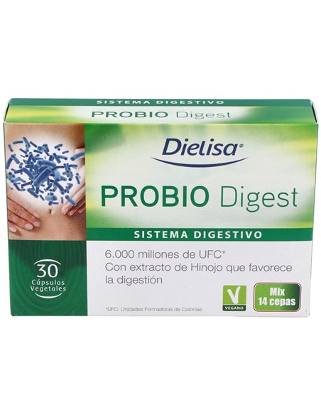Probiodigest   Envase 3O Cápsulas(30 Dias) de Dielisa®