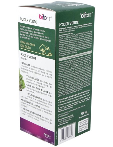 Biform Poder Verde 500Ml. de Dietisa (Dielisa)