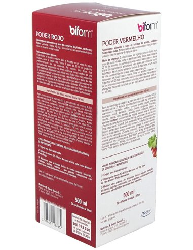 Biform Poder Rojo 500Ml. de Dietisa (Dielisa)