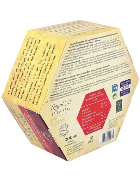 Jalea Real Royal Vit Ginseng 1000Mg Taurina  20Amp de Dietisa (Dielisa)