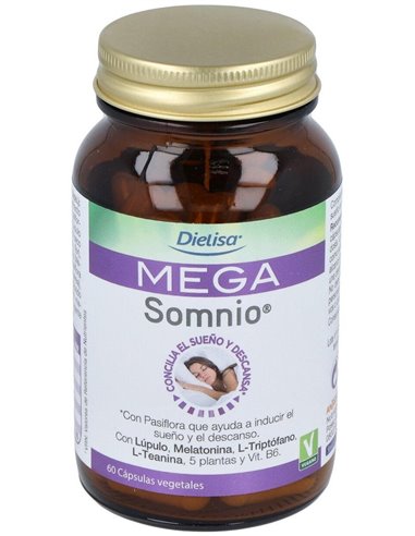Mega Somnio   Envase 60 Cápsulas(30 Días) de Dielisa®
